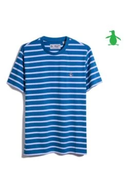 Original Penguin Blue Breton Stripe T-Shirt -Original Penguin 398255s4