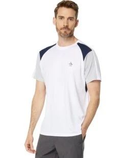 Original Penguin Golf Performance Color-Block Crew Neck Tennis Tee