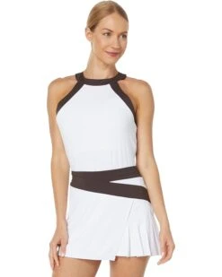 Original Penguin Golf Tennis Halter Top With Contrast