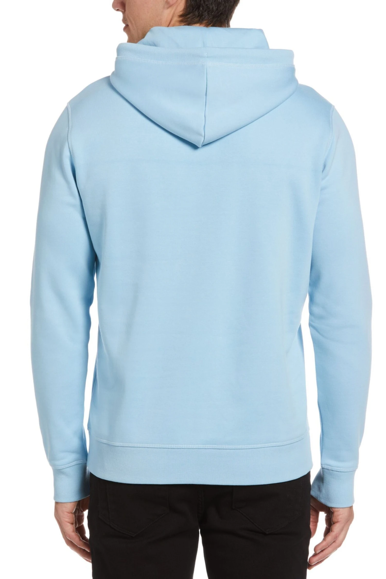 Original Penguin Blue Sticker Pete Pullover Hoodie In Cerulean 4 Original Penguin Blue Sticker Pete Pullover Hoodie In Cerulean - Image 2