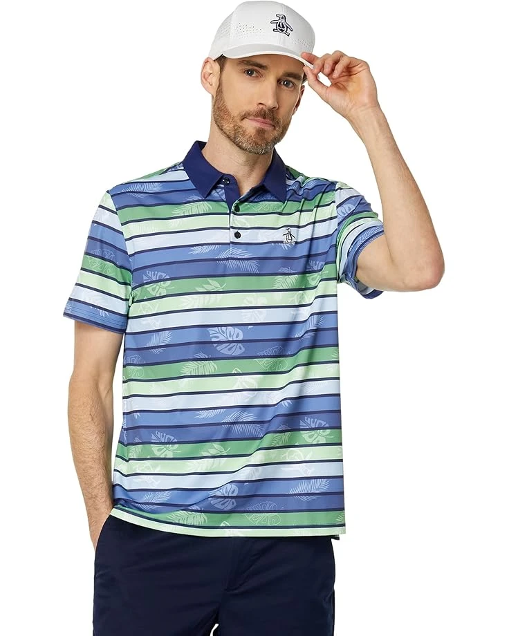 Original Penguin Golf Original Resort Stripe Print Polo 3 Original Penguin Golf Original Resort Stripe Print Polo