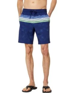 Original Penguin Golf Engineered Stripe Hybrid Shorts