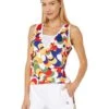 Original Penguin Golf Tennis Multi Directional Printed Top