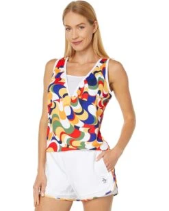 Original Penguin Golf Tennis Multi Directional Printed Top
