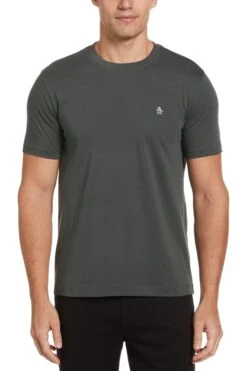 Original Penguin Grey Pin Point Urban Chic T-Shirt