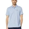 Original Penguin Golf Retro Wave Pattern Print Polo