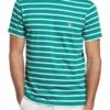Original Penguin Green Breton Stripe T-Shirt