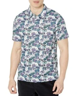 Original Penguin Golf Heritage Boombox Print Polo