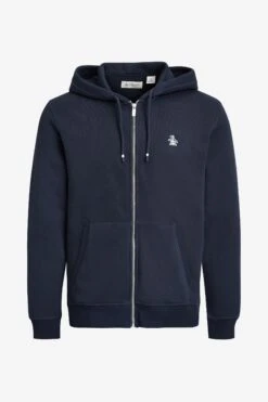 Original Penguin Dark Sapphire Black Sticker Pete Zip Hoodie -Original Penguin A95354s3