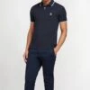 Original Penguin Blue Tipped Short Sleeve Polo Shirt