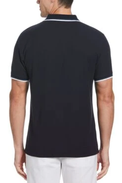 Original Penguin Blue Tipped Short Sleeve Polo Shirt -Original Penguin A95355s3