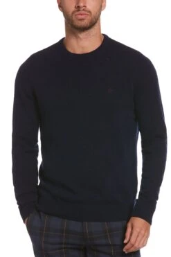 Original Penguin Blue Lambswool Sweater