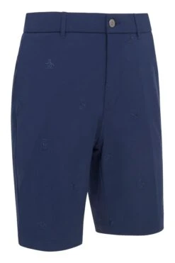 Original Penguin Blue All Over Pete Embroidered 9" Short