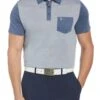 Original Penguin Blue Origional Colorblock Polo -Original Penguin C86018s