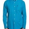 Original Penguin Blue Long Sleeve Oxford Shirt -Original Penguin D89135s