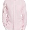 Original Penguin Pink Long Sleeve Linen Blend Shirt 2 Original Penguin Pink Long Sleeve Linen Blend Shirt -Original Penguin D89138s