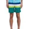 Original Penguin Multi Stripe Swim Shorts In Green -Original Penguin D89143s
