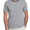 Original Penguin Grey Textured Stripe T-Shirt -Original Penguin D89151s