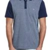 Original Penguin Blue Jacquard Front Polo