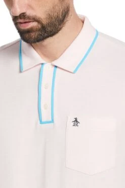 Original Penguin Pink Earl Pique Polo -Original Penguin D89161s3