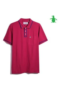 Original Penguin Red Earl Pique Polo -Original Penguin D89162s3
