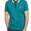 Original Penguin Blue Tipped Interlock Polo