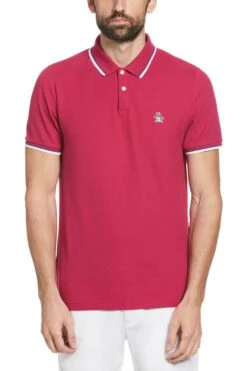 Original Penguin Red Tipped Pique Polo