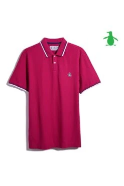 Original Penguin Red Tipped Pique Polo -Original Penguin D89169s4