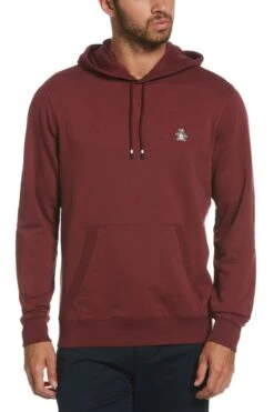 Original Penguin Red Sticker Pete Pullover Hoodie