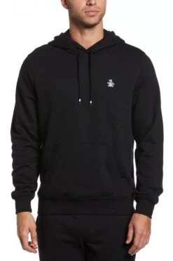 Original Penguin Black Sticker Pete Pullover Hoodie