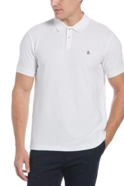 Original Penguin White Daddy Pique Polo