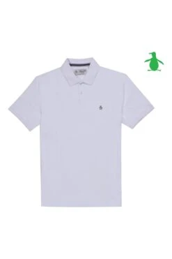 Original Penguin White Daddy Pique Polo -Original Penguin D89174s3