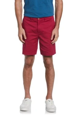 Original Penguin Red Basic Chino Shorts