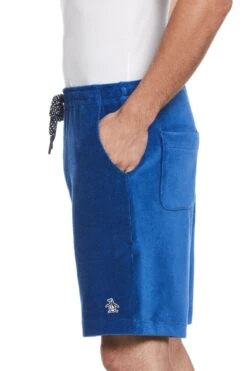 Original Penguin Blue Corduroy Shorts -Original Penguin D89178s3