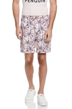 Original Penguin Pink Cotton/Linen Shorts