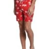 Original Penguin Palm Print Swim Shorts In Red 1 Original Penguin Palm Print Swim Shorts In Red -Original Penguin D89198s