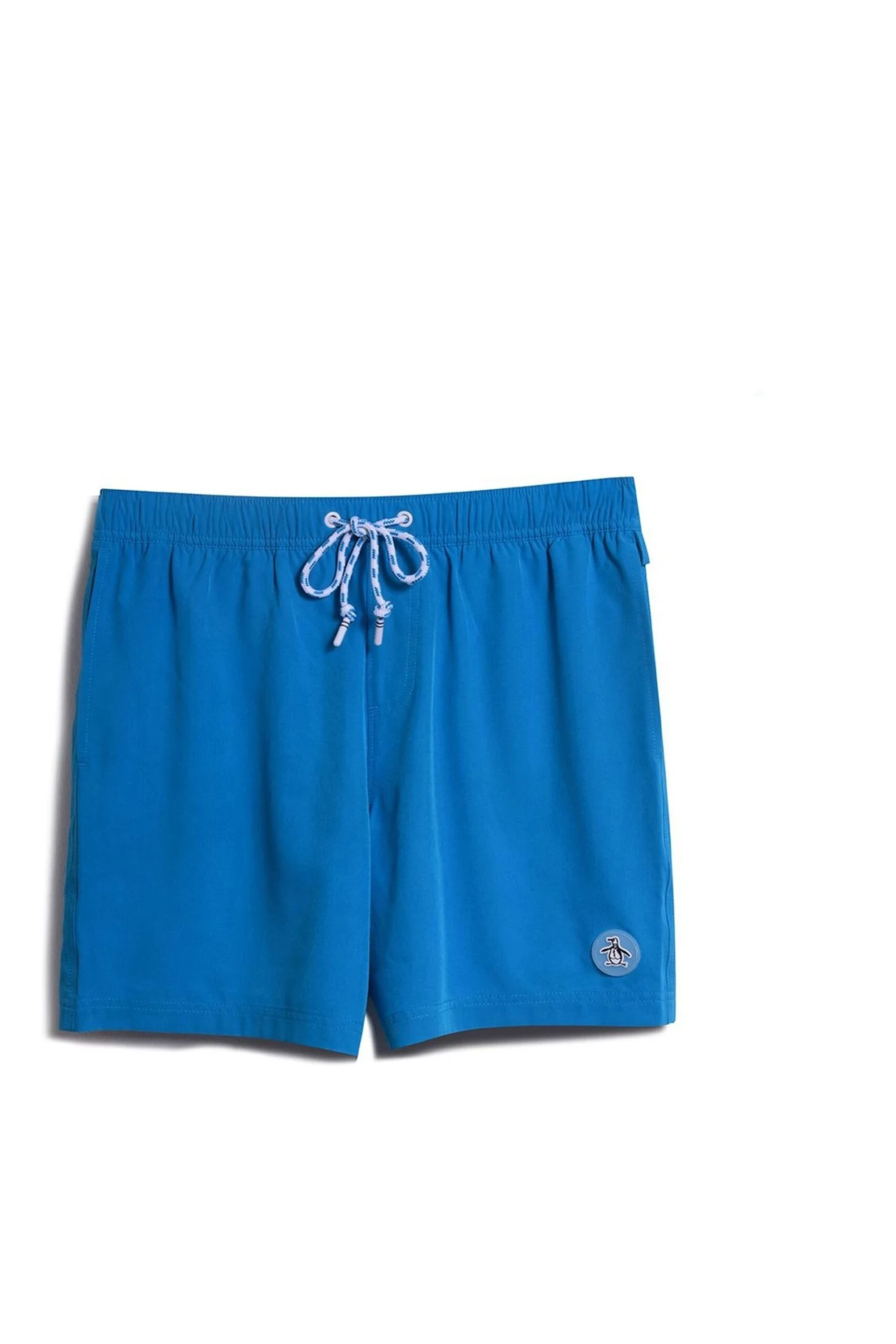 Original Penguin Poly Stretch Swim Shorts In Blue 6 Original Penguin Poly Stretch Swim Shorts In Blue - Image 4