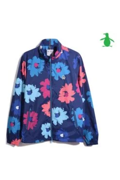 Original Penguin Flower Print Jacket Dress In Blue -Original Penguin D89201s6