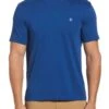 Original Penguin Pin Point T-Shirt In Limoges Blue -Original Penguin D89207s