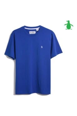 Original Penguin Pin Point T-Shirt In Limoges Blue -Original Penguin D89207s3