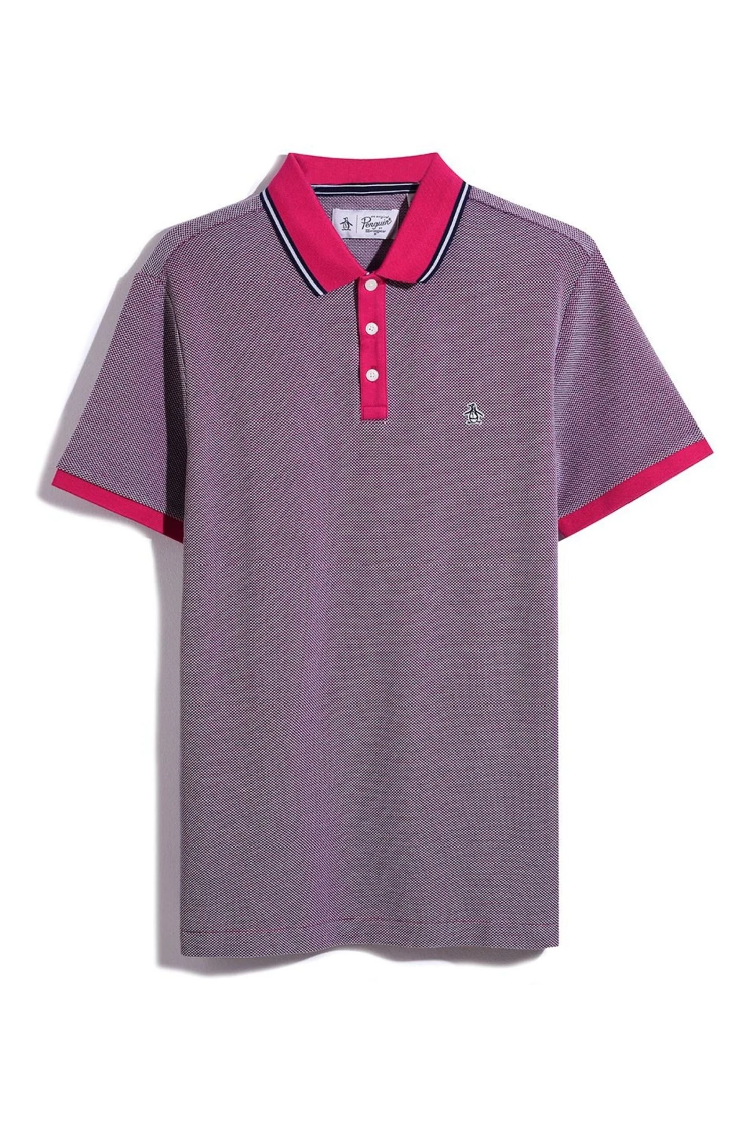Original Penguin Red Birdseye Pique Polo Shirt 6 Original Penguin Red Birdseye Pique Polo Shirt - Image 4