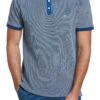 Original Penguin Blue Birdseye Pique Polo Shirt