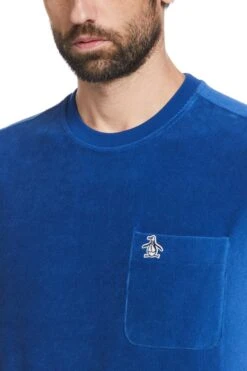 Original Penguin Blue Corduroy T-Shirt 8 Original Penguin Blue Corduroy T-Shirt -Original Penguin D89217s3
