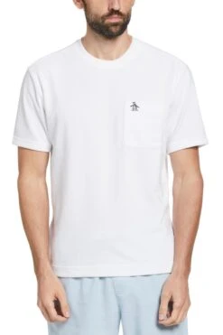 Original Penguin White Corduroy T-Shirt