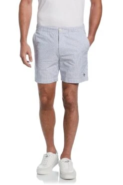 Original Penguin Blue Dobby Shorts