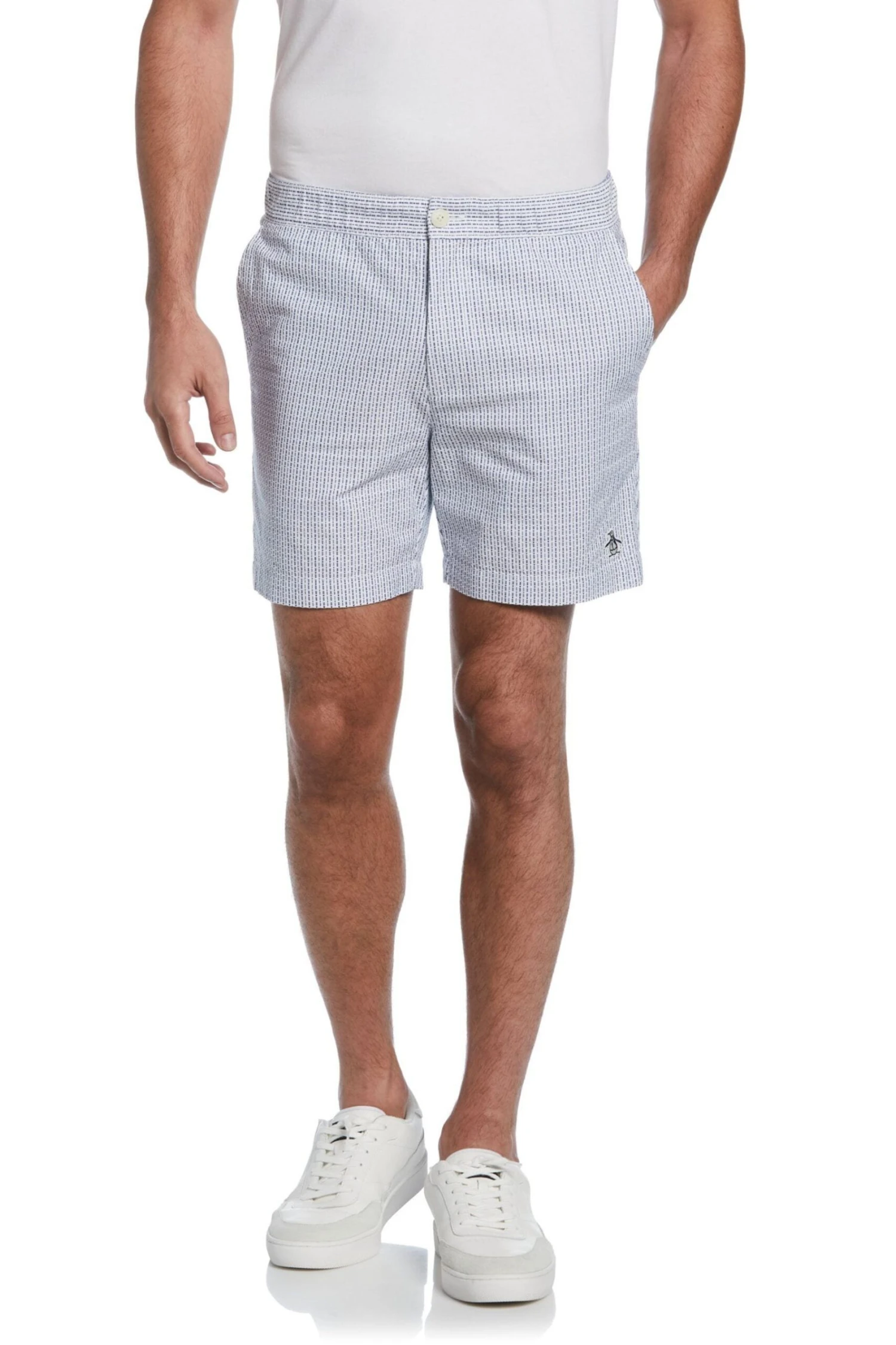 Original Penguin Blue Dobby Shorts 3 Original Penguin Blue Dobby Shorts