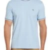 Original Penguin Tipped T-Shirt In Cerulean Blue -Original Penguin D89246s