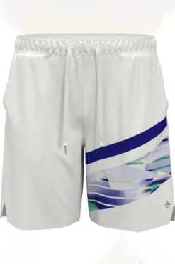 Original Penguin Tennis Printed Colourblock White Shorts -Original Penguin N40661s3