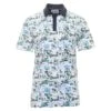 Original Penguin Golf Beach Club Print Polo Shirt -Original Penguin Original Penguin Golf Beach Club Print Polo Shirt OGKSD013 118 1
