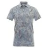 Original Penguin Golf Floral Camo Print Polo Shirt -Original Penguin Original Penguin Golf Floral Camo Print Polo Shirt OGKSC046 Caviar 001 1
